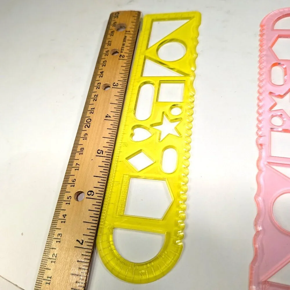 Crayola (3) Stencils binder holes & other stencils